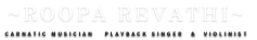 Roopa Revathi footer logo