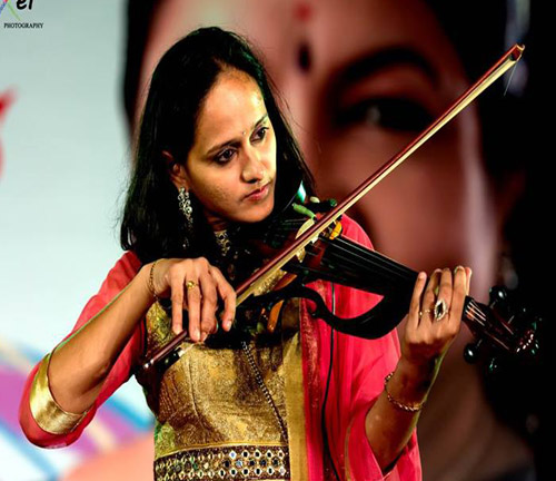 Indian Violinist Roopa Revathi