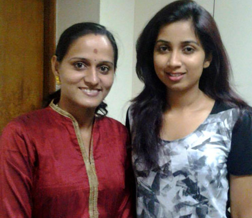 Roopa Revathi and Shreya Ghoshal