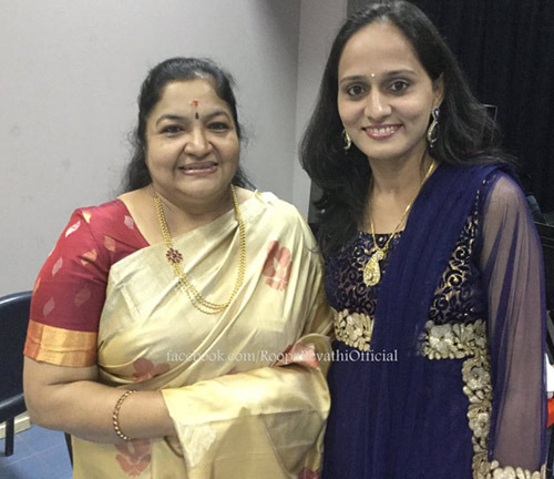 Roopa Revathi with K S Chithra