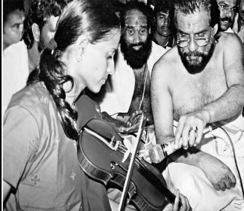 Roopa Revathi and K J Yesudas at Mookambika