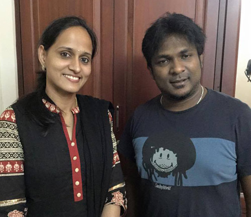 Roopa Revathi and Rahul Raj