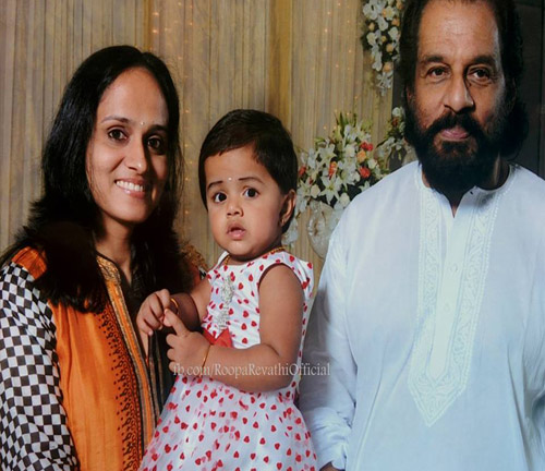 Roopa Revathi and Sivaradhya with K J Yesudas