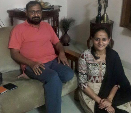 Roopa Revathi with Ouseppachan